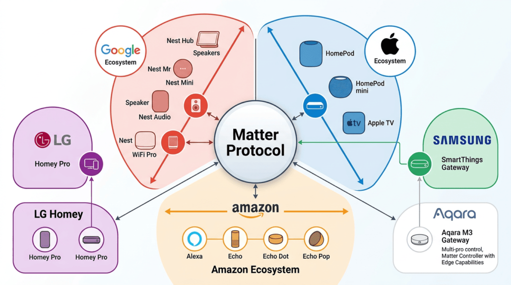 Matter协议生态系统地图