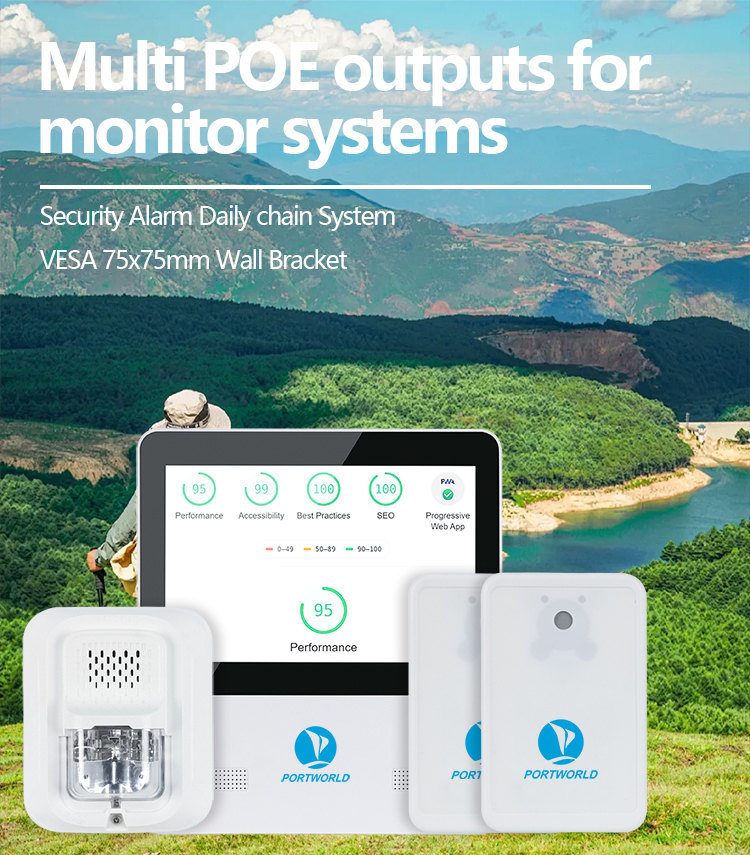 YC-V8 8 inch Security Alarm Daily Chain System