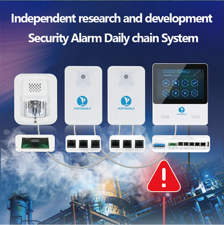 YC-V8 8 inch Security Alarm Daily Chain System