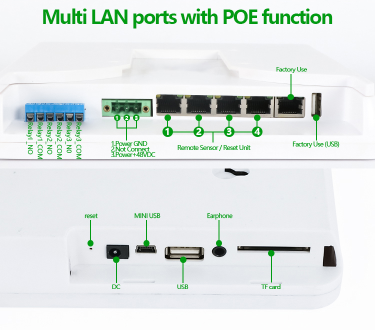 YC-V8 8 inch Security Alarm Daily Chain System
