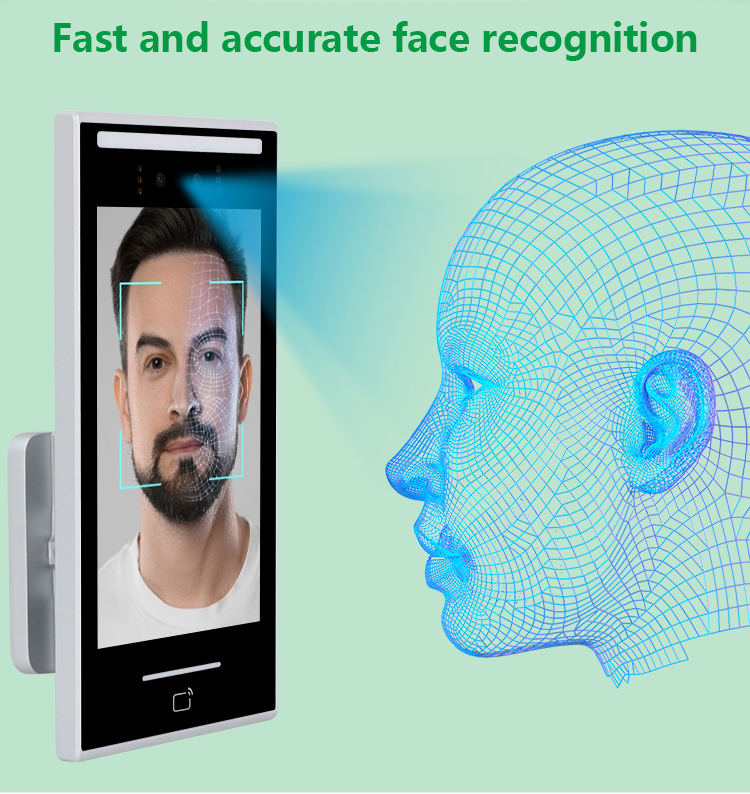 YC-F801 8 inch Face Recognition Access Control Terminal