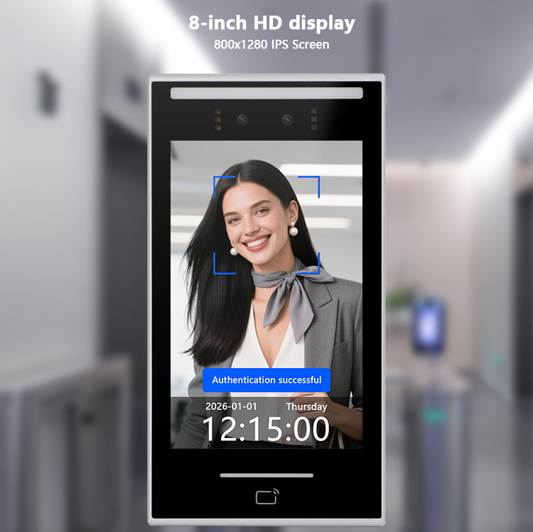 YC-F801 8 inch Face Recognition Access Control Terminal