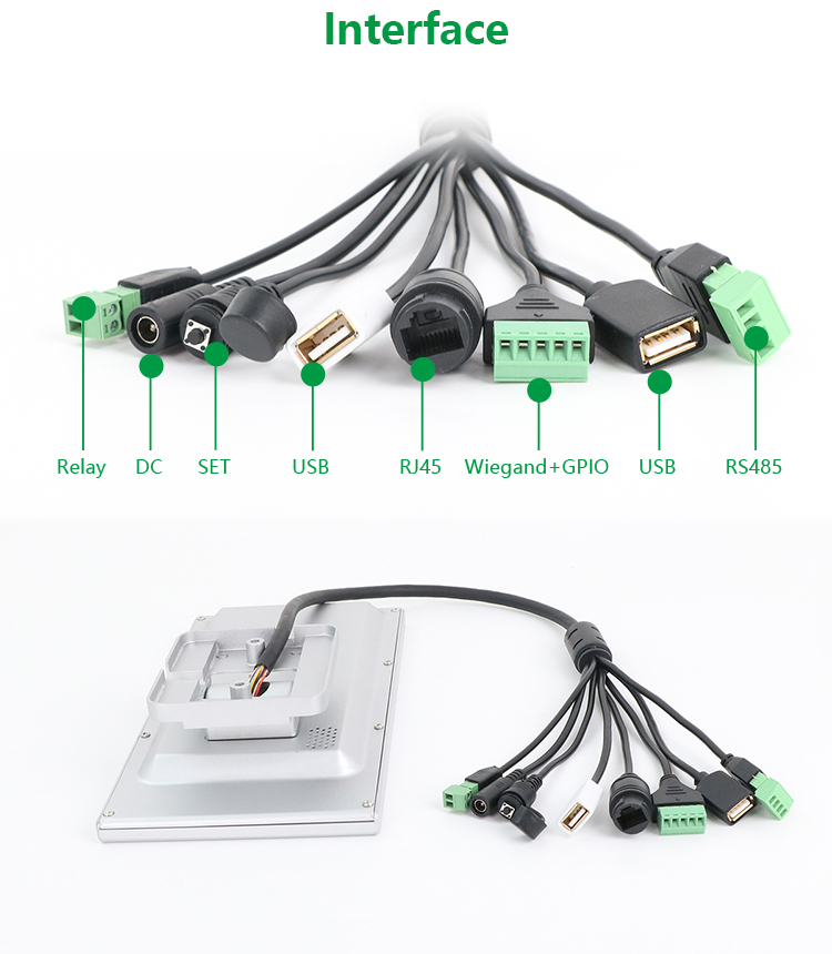 YC-F801 8 inch Face Recognition Access Control Terminal