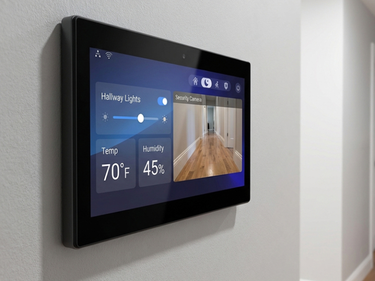 Smart Home Control Panel with Home Assistant - Portworld