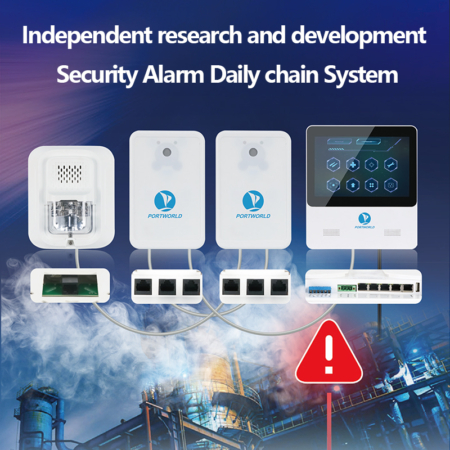 YC-V8 8 inch Security Alarm Daily Chain System