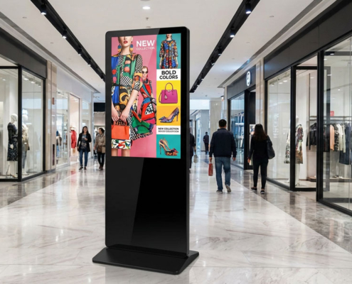 YC-5520FL 55″ Floor Standing Digital Signage