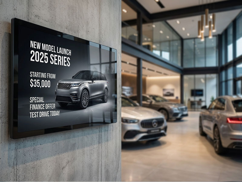 55 inch Wall-Mounted Signage Display | YC-55MT Series