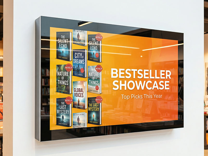 55 inch Wall-Mounted Signage Display