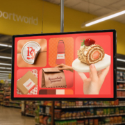 Wall-Mounted Digital Signage display