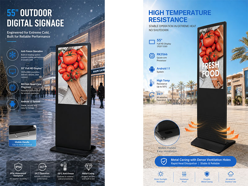 Floor Standing Digital Signage