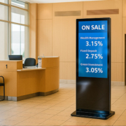 YC-5520FL 55″ Floor Standing Digital Signage