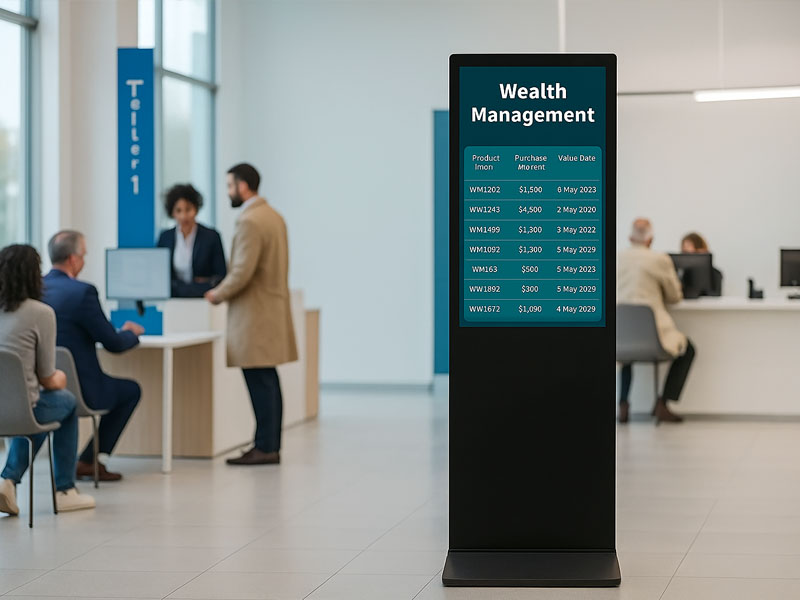 YC-5520FL55″ Floor Standing Digital Signage