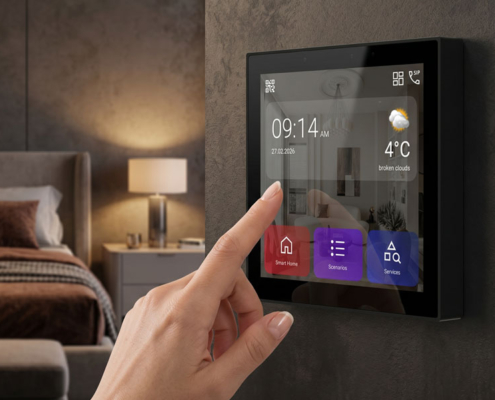 YC-SM41P-KNX 4″ KNX Smart Touch Control Panel