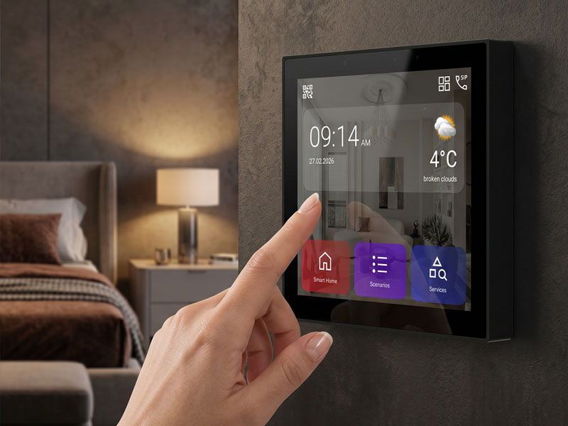 YC-SM41P-KNX4″ KNX Smart Touch Control Panel