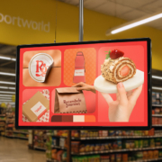 ultra thin hanging advertising screen
