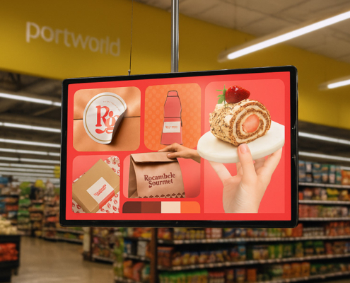 ultra thin hanging advertising screen