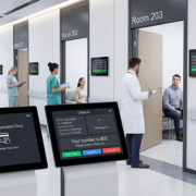 digital signage display for hospital waiting rooms