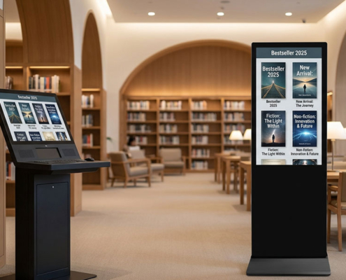 YC-5520FL 55″ Floor Standing Digital Signage