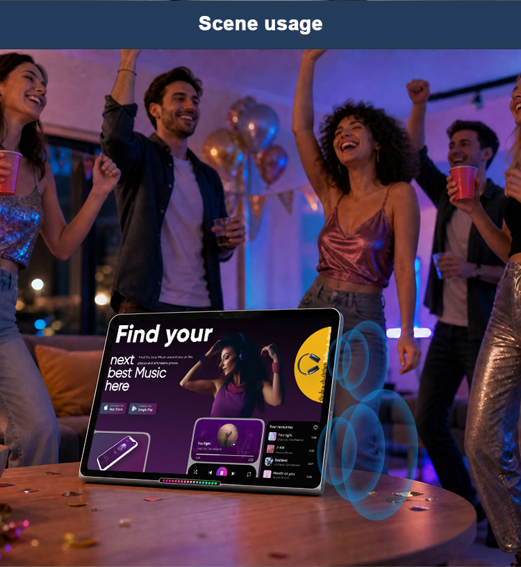 YC-PS1336 13.36" Desktop Music Tablet With LED Light