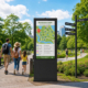yc-5520 outdoor floor stand digital kiosk