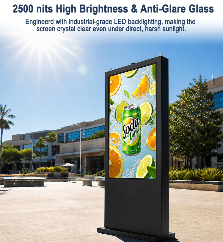 YC-5520FL-IP Floor Standing Digital Signage