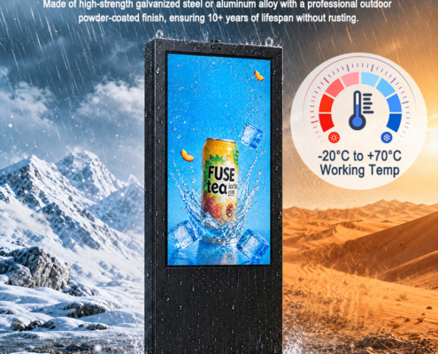YC-5520FL-IP Floor Standing Digital Signage