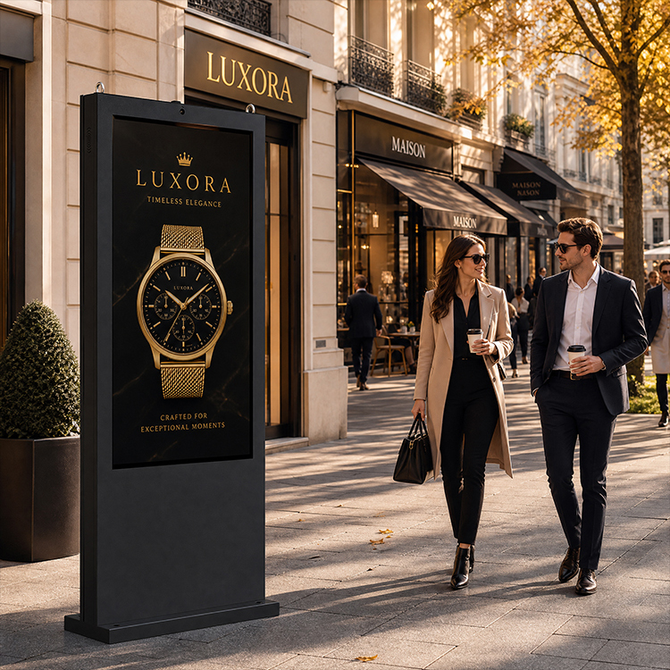 YC-5520FL-IP Floor Standing Digital Signage