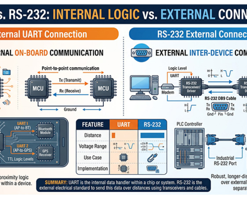 UART and RS232 protocols