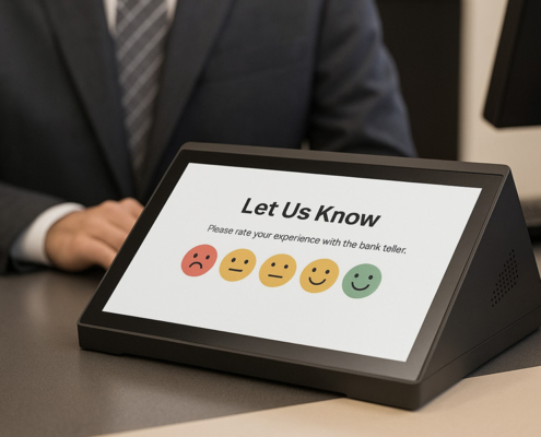 L-Shape Interactive Touch Screen Digital Signage
