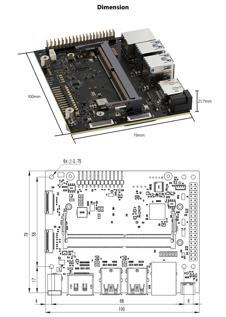 YC-N1902 NVIDIA Jetson Orin Carrier Board for AI Edge Computing