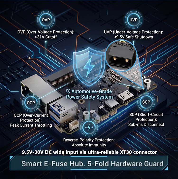 YC-N2401 NVIDIA Jetson Orin NX/Nano AI Edge Computing Carrier Board
