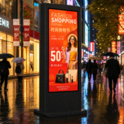 55″ Outside Floor Standing Digital Signage