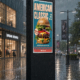 55″ Outside Floor Standing Digital Signage