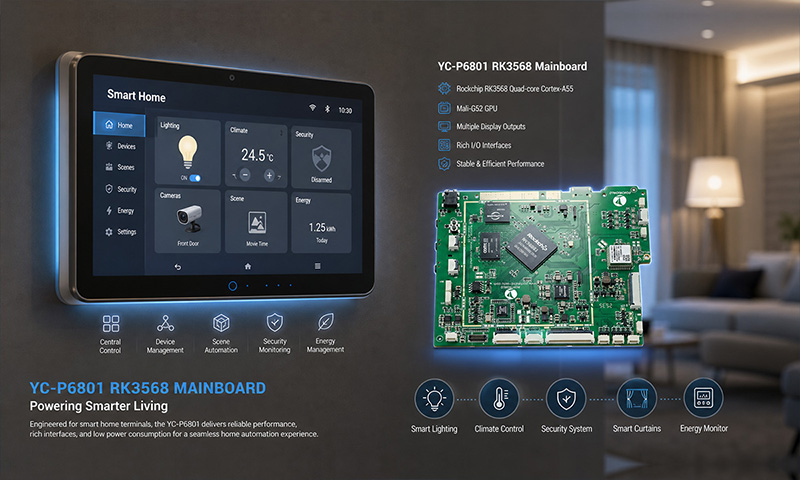 YC-P6802 RK3568 Mainboard