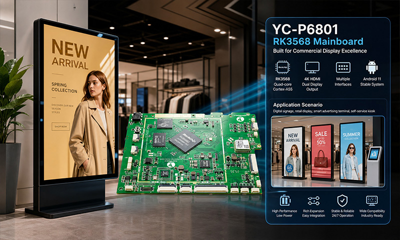 YC-P6802 RK3568 Mainboard