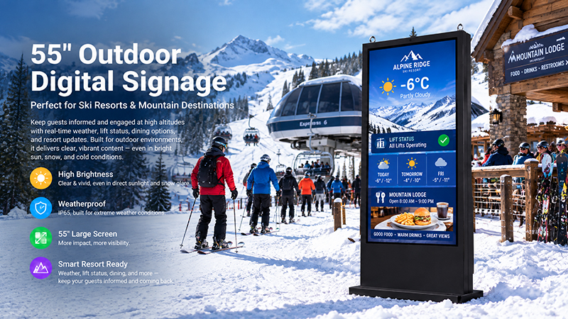 55 digital signage display