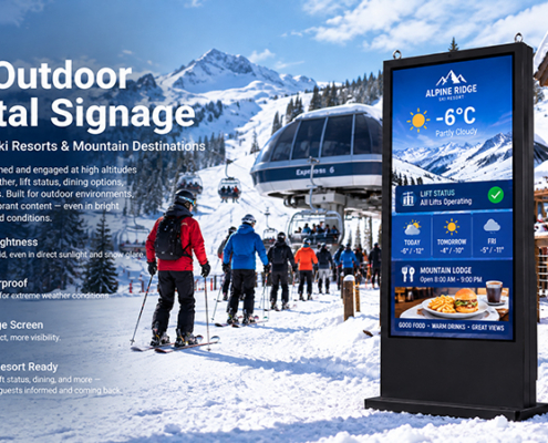 55 digital signage display
