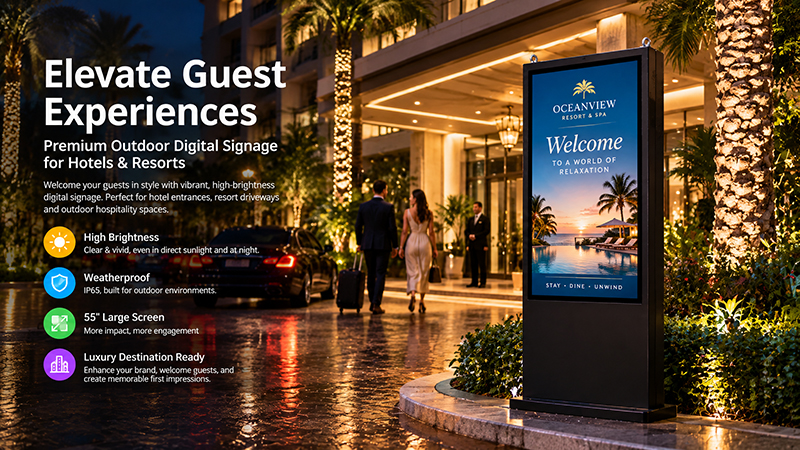 55 inch digital sigange display