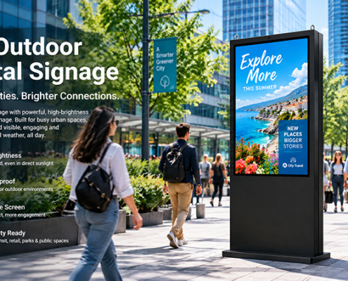 55 inch digital sigange display