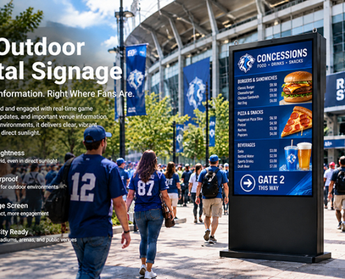 55 inch digital signage display
