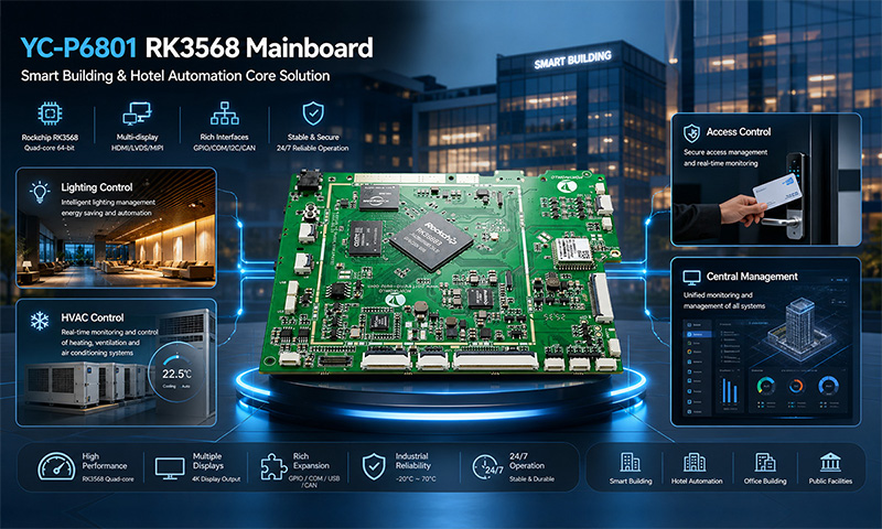 YC-P6802 RK3568 Mainboard