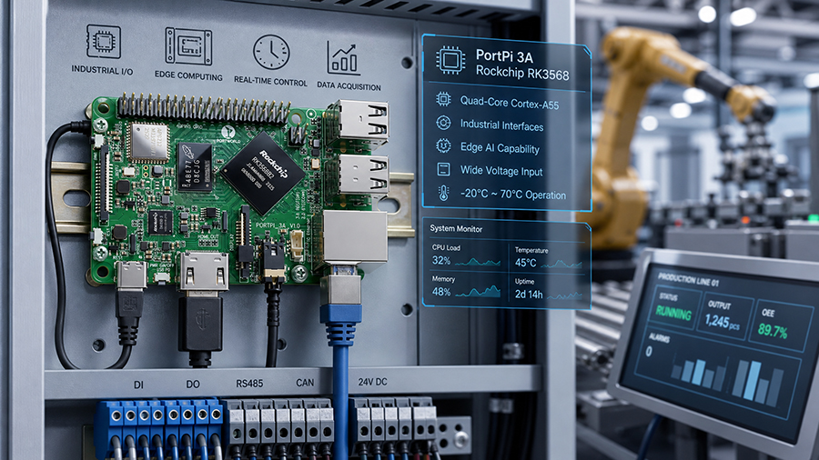 PortPi 3A Industrial motherboard