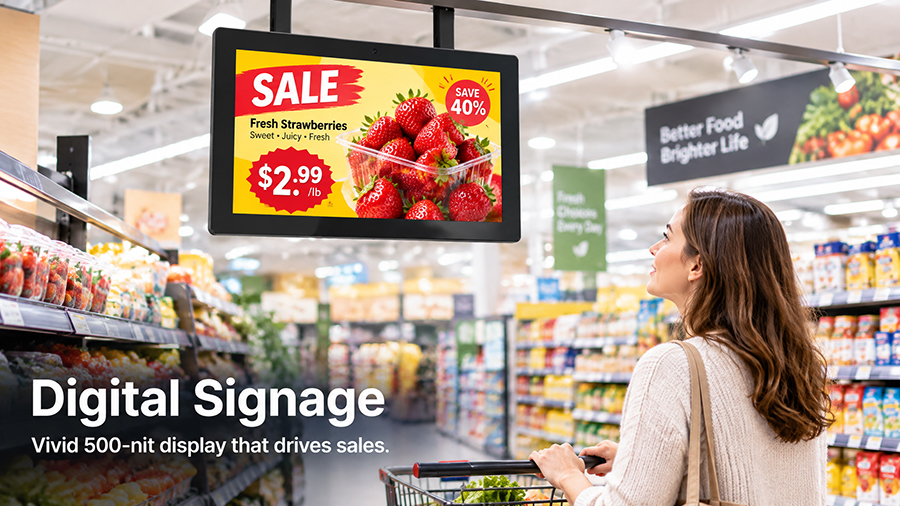 YC-102P digital signage display