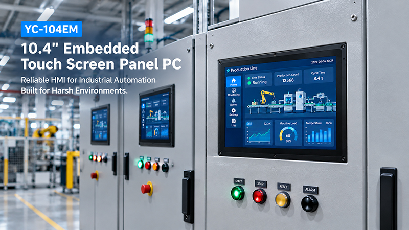YC-104EM touch screen solutions