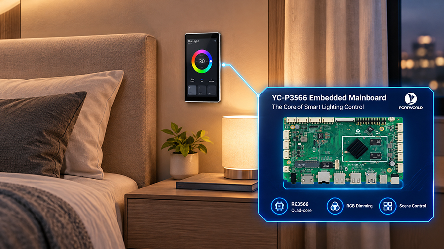 YC-P3566-smart home control panel