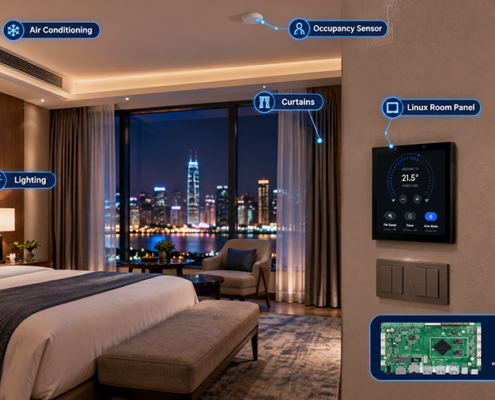 YC-P3566 Linux smart home control panel