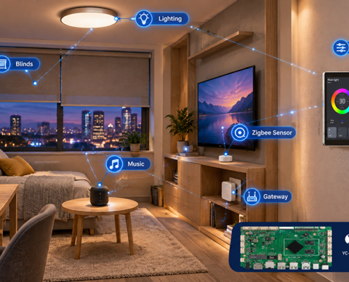 YC-P3566 Zigbee Smart home control panel