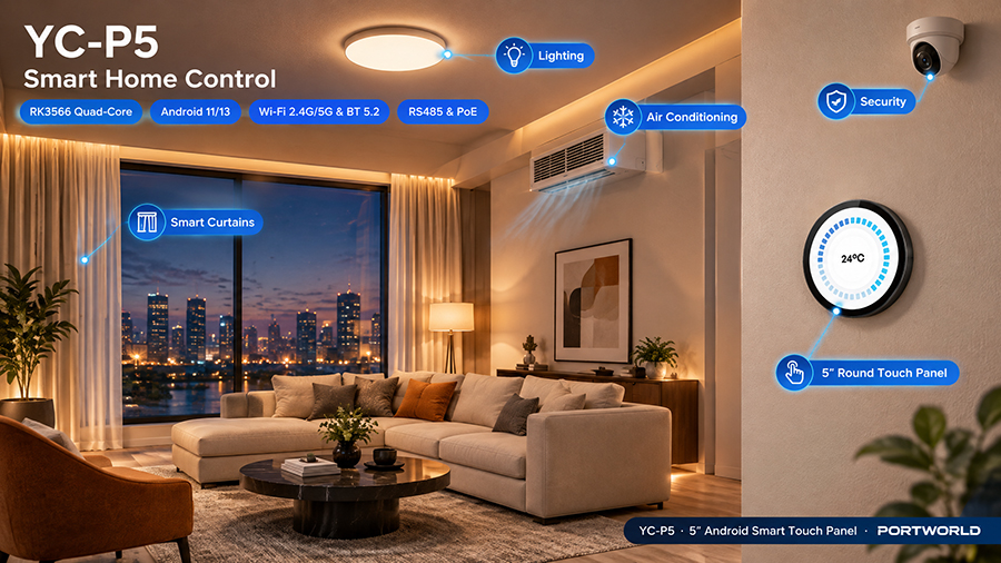 YC-P5 smart home control panel