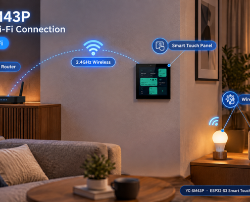 YC-SM43P smart home control panel