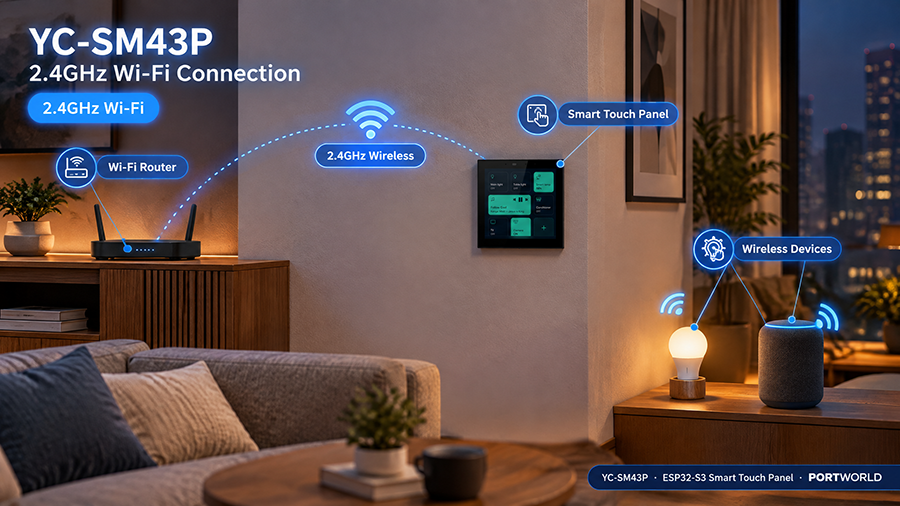 YC-SM43P smart home control panel